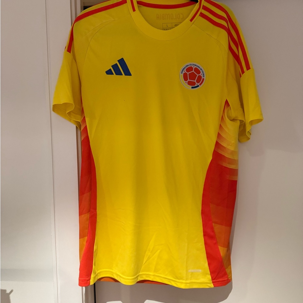 adidas Yellow and Red Men's Jersey